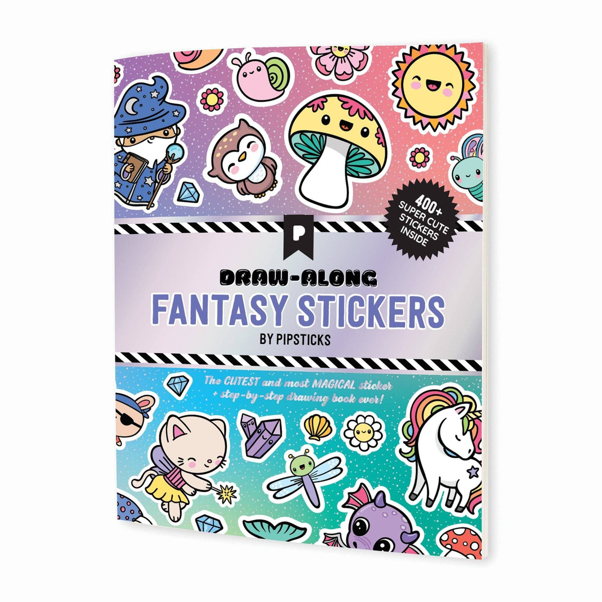 Pipsticks - Draw-Along Fantasy Sticker Book