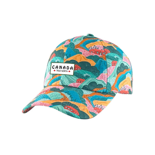 Northern Icons - Kids Canada Cottage Landscape Baseball Cap