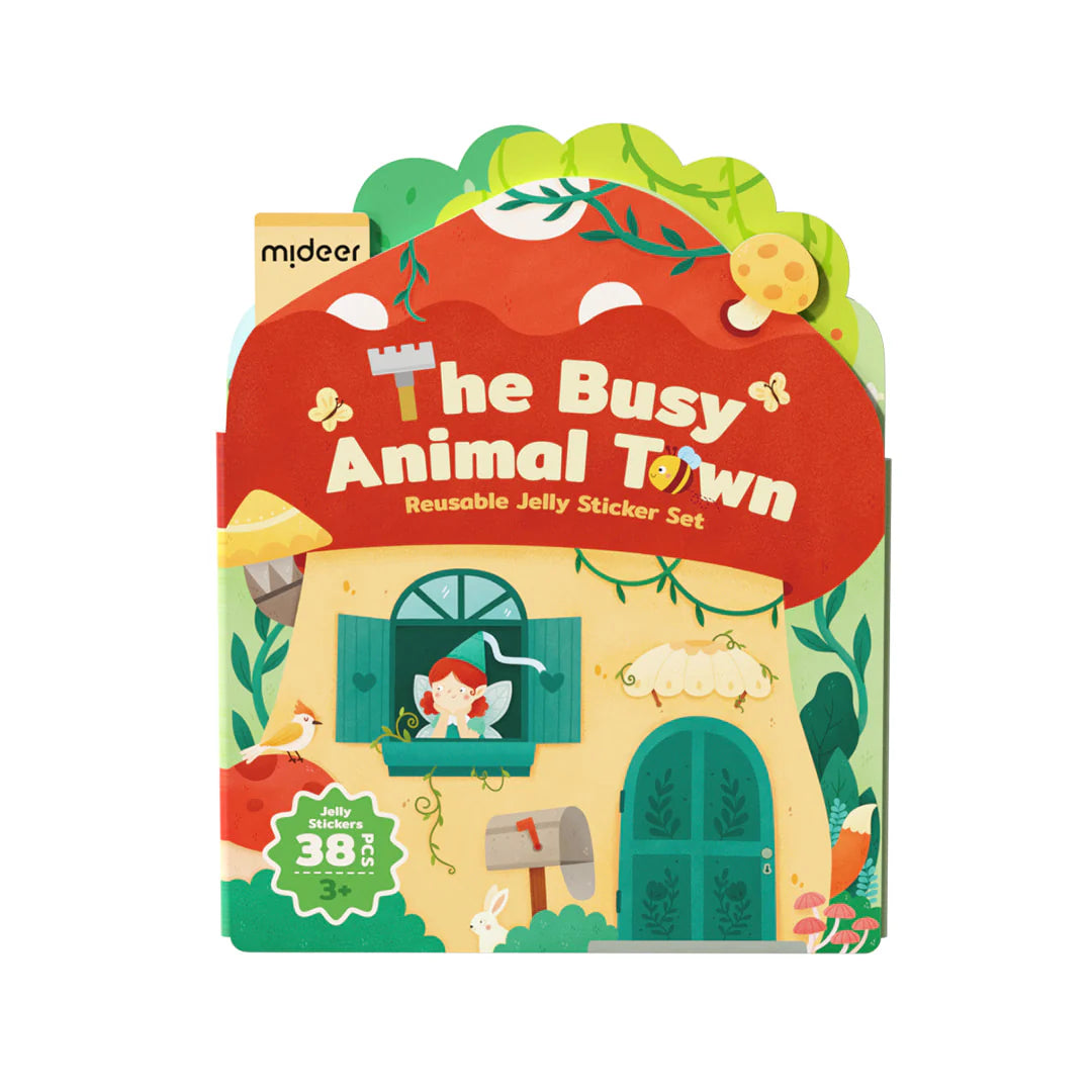 Mideer - Reusable Jelly Sticker Activity Book
