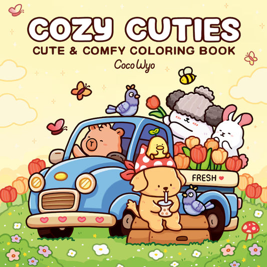 Cozy Cuties: Coloring Book by Coco Wyo