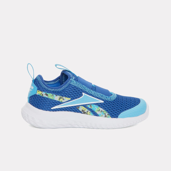Reebok - Rush Runner Slip-On Shoes – Pre-School - Vectorblue/Futurecyan/Ftwrwhit