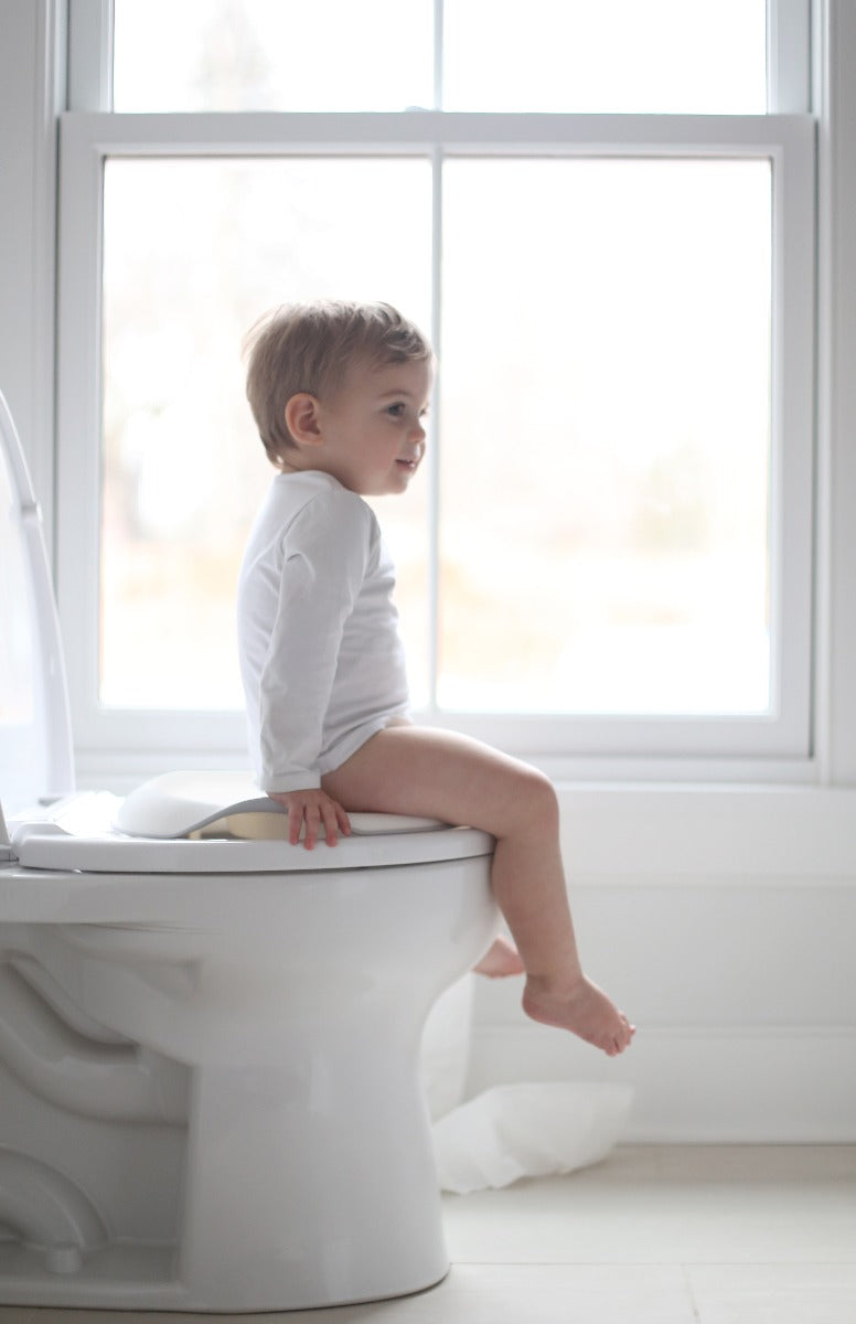 Ubbi Toilet Trainer, White Grey