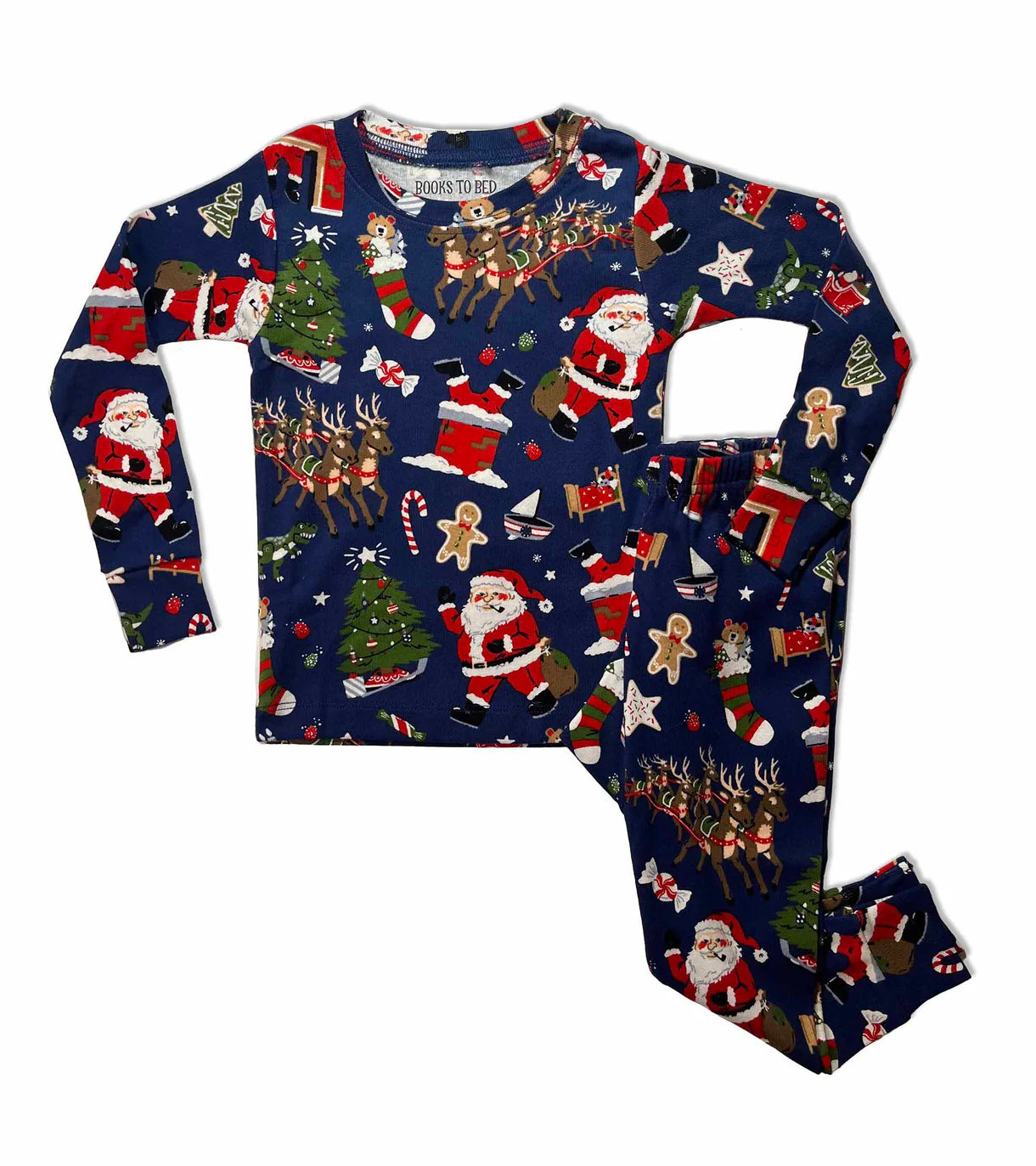 Books to Bed - Twas The Night Before Christmas - Navy PJ Set