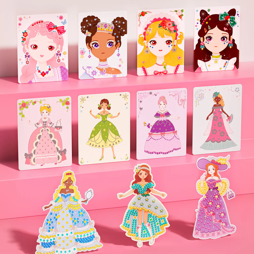Mideer - 3-in-1 Dress Up Game Set: Princess Fashion Show