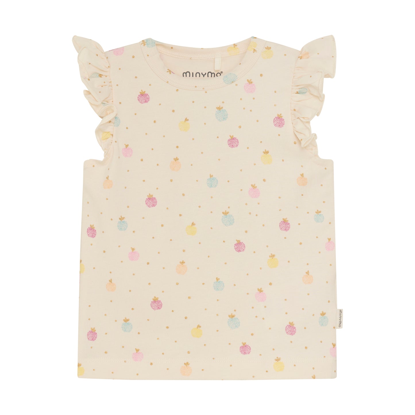 Minymo T-shirt Short Sleeve All Over Print - 3 Months