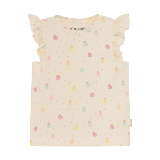 Minymo T-shirt Short Sleeve All Over Print - 3 Months