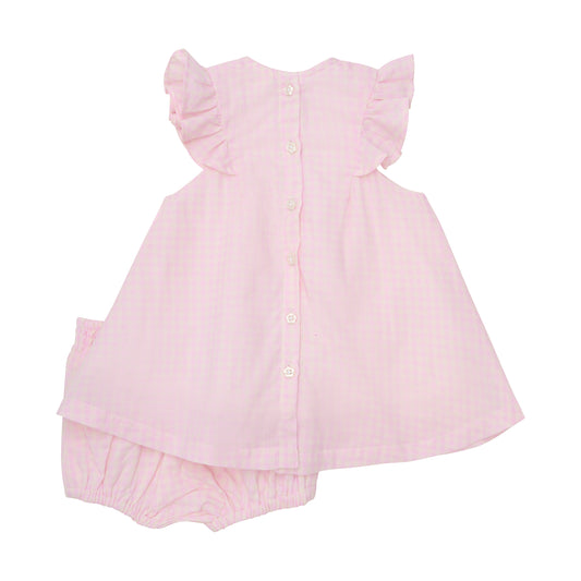 Minymo Dress Short Sleeve With Briefs  With Lining - 3 Months