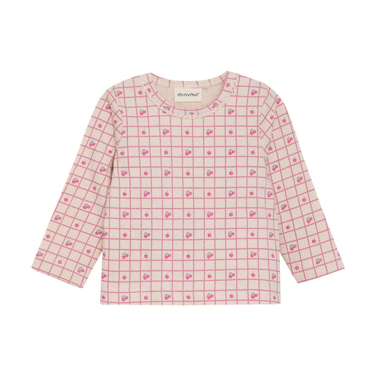 Minymo OUT T-shirt LS AOP