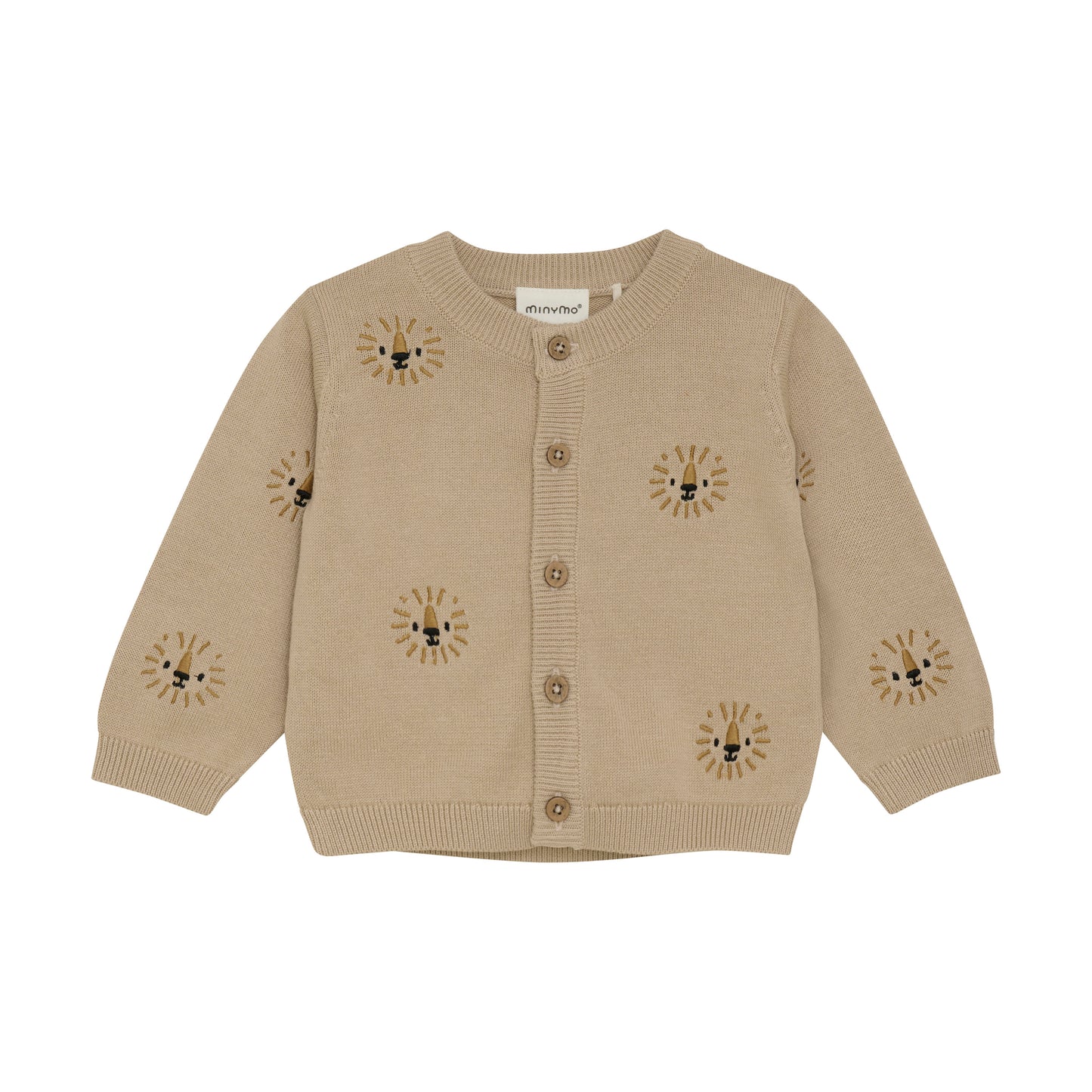Minymo - Knit Lion Cardigan - 3 Months