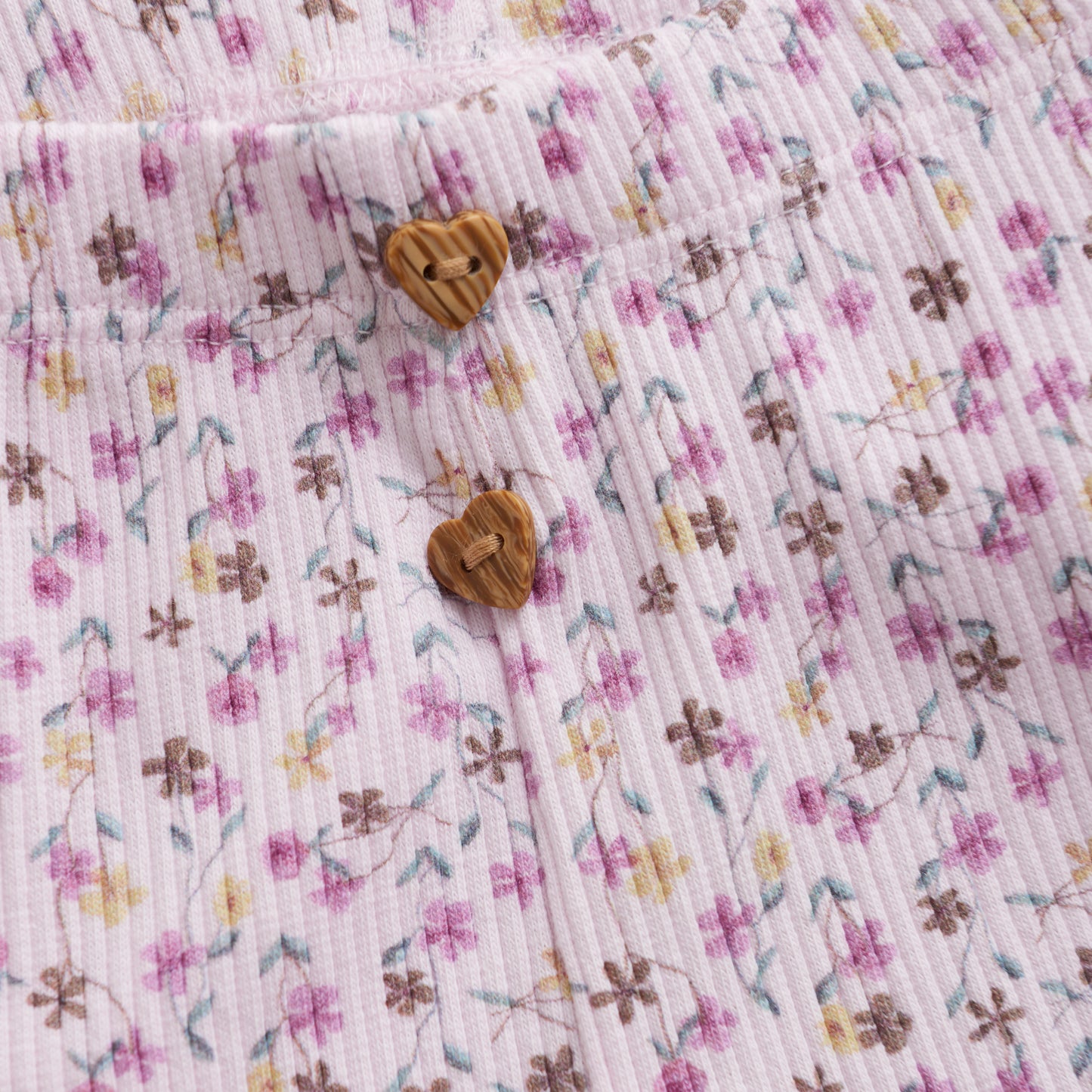 Minymo - Ribbed Floral Legging - 3 Months