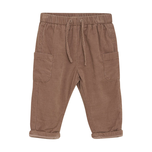 Minymo - Drawstring Lined Corduroy Pants - 3 Months