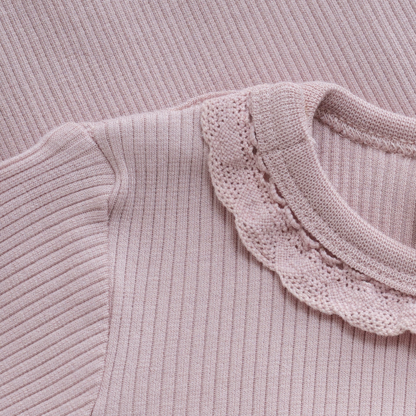 Minymo - Long Sleeve Ribbed Bodysuit - 3M