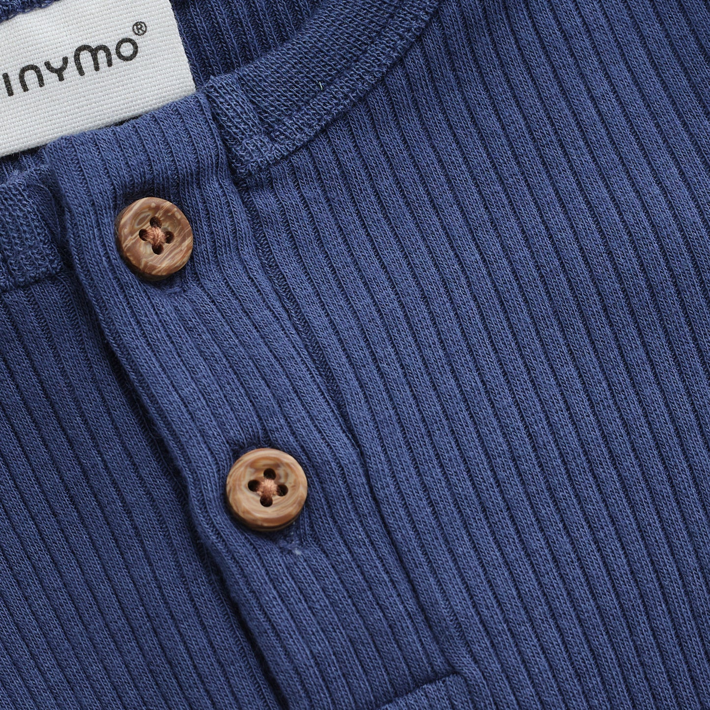 Minymo - Long Sleeve Ribbed Bodysuit - 3M