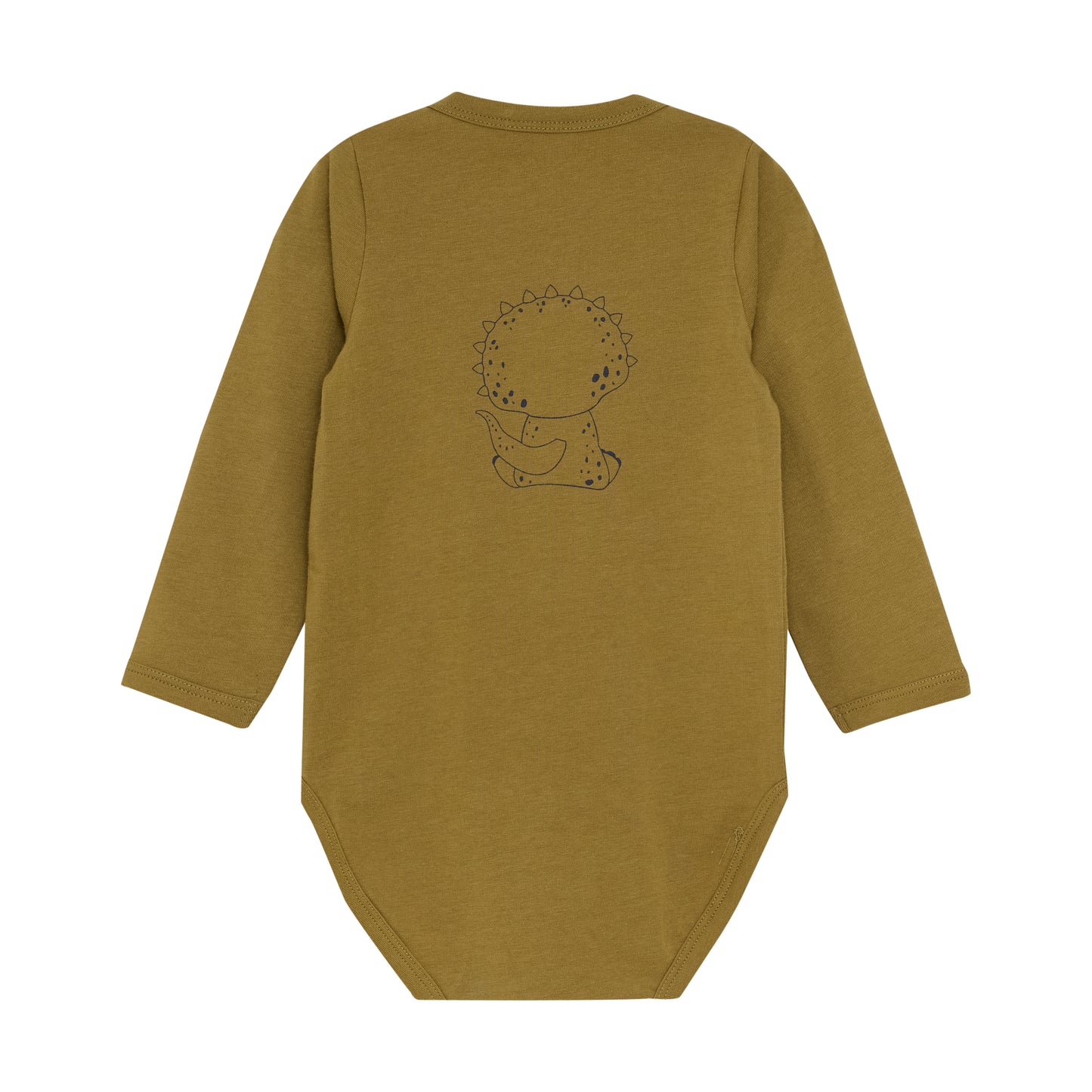 Minymo - Triceratops Long Sleeve Onesie - 3 Months