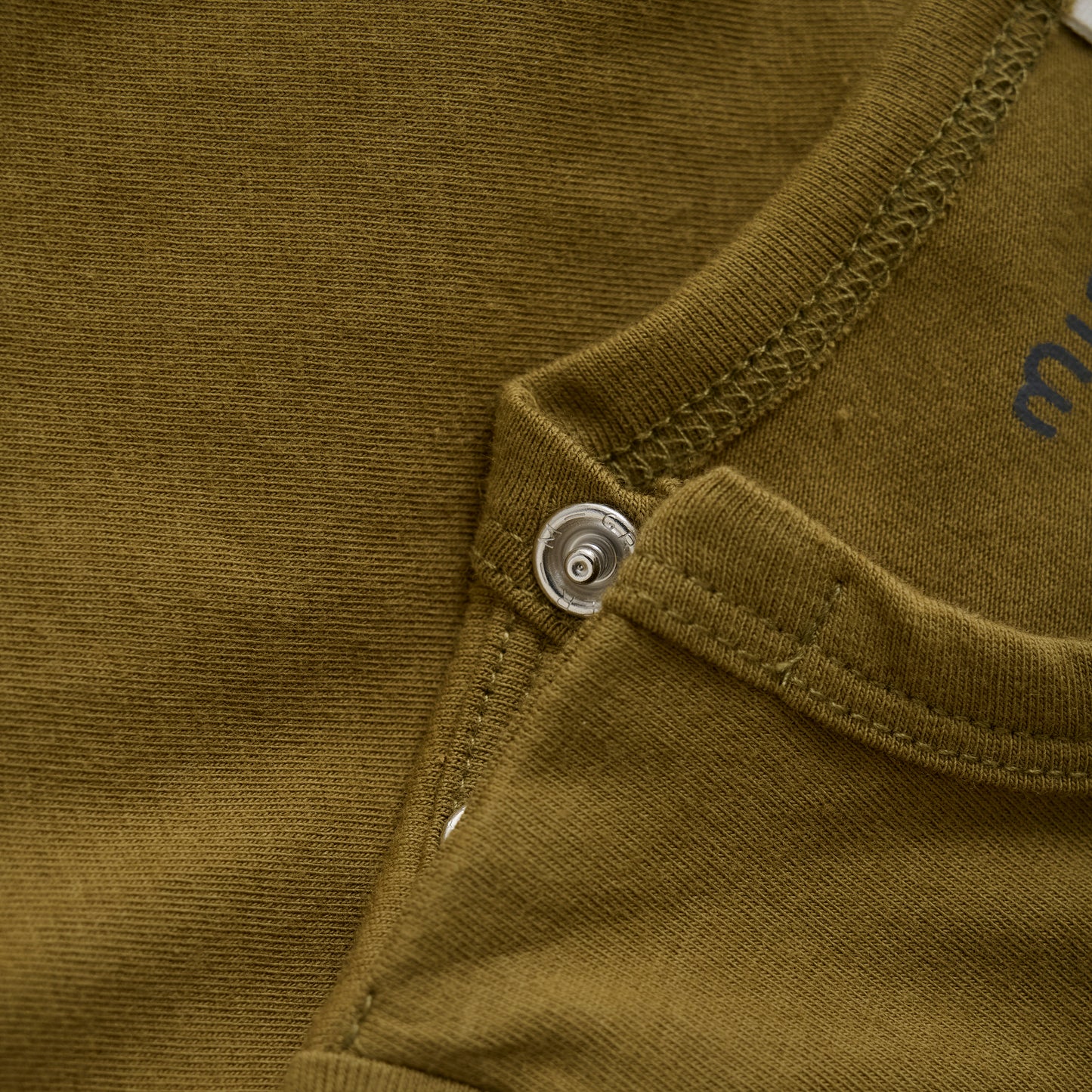 Minymo - Triceratops Long Sleeve Onesie - 3 Months