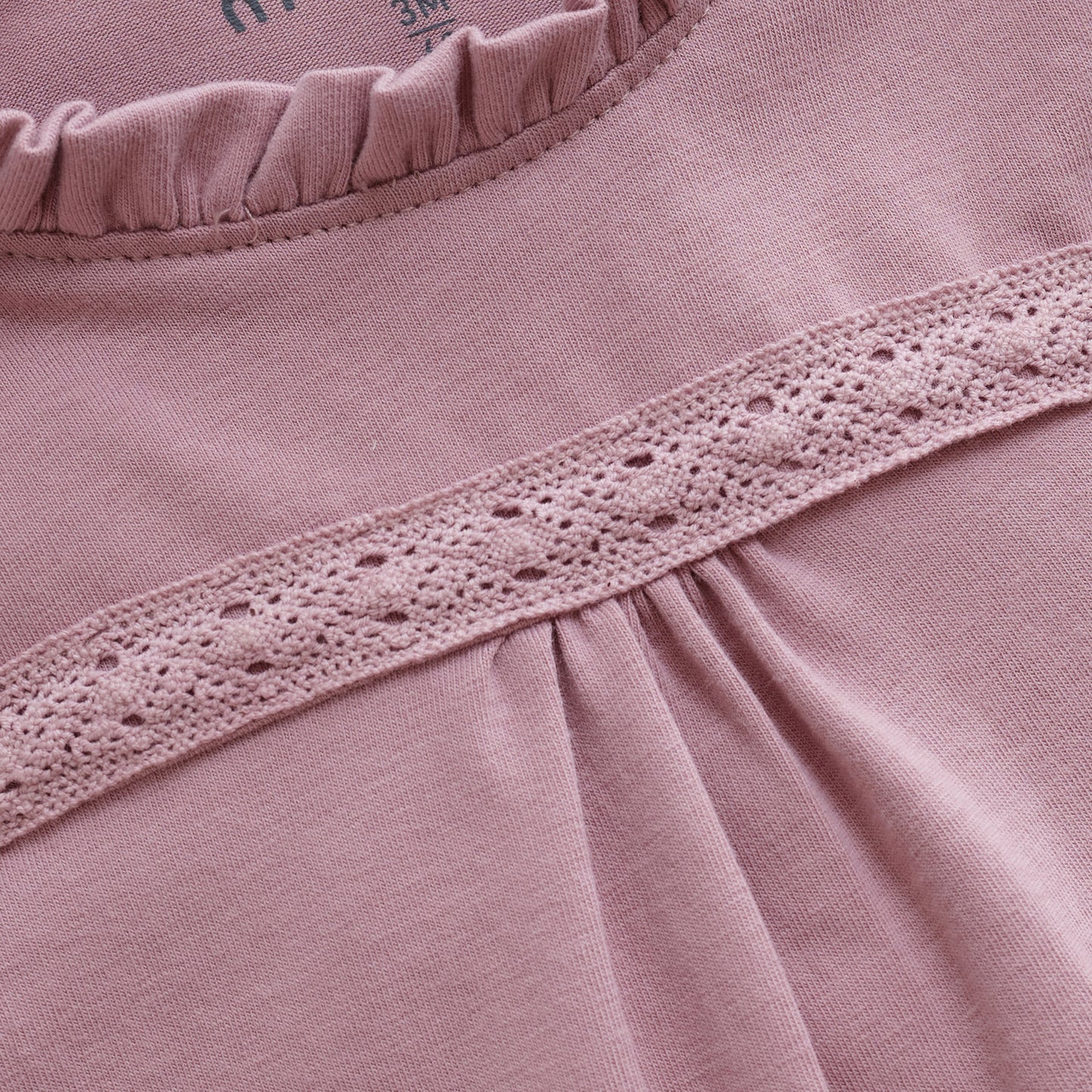 Minymo - Lace Applique Blouse - 3M