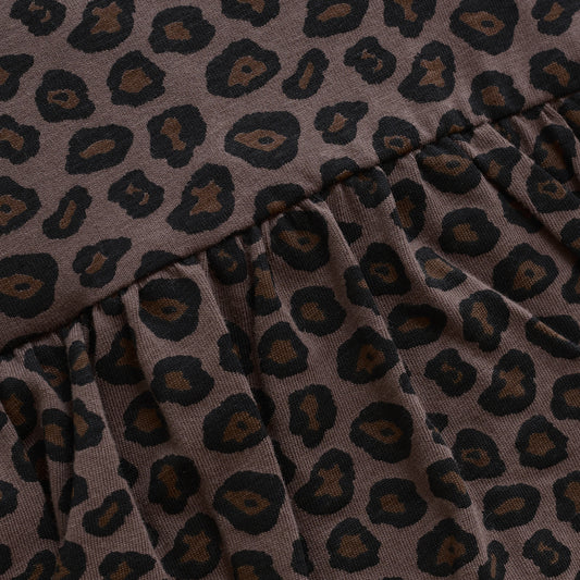 Minymo - Jaguar Print Onesie Dress - 3M