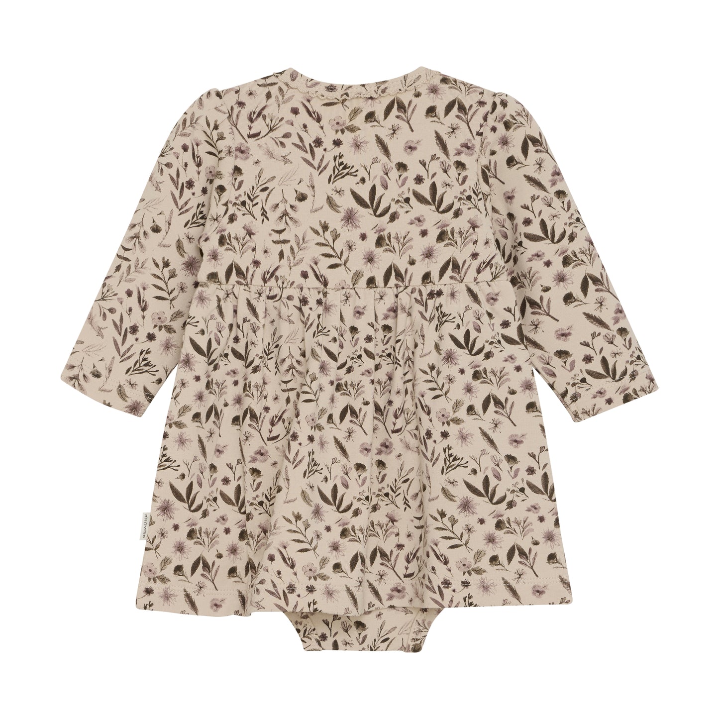 Minymo - Floral on Cream Onesie Dress - 3M