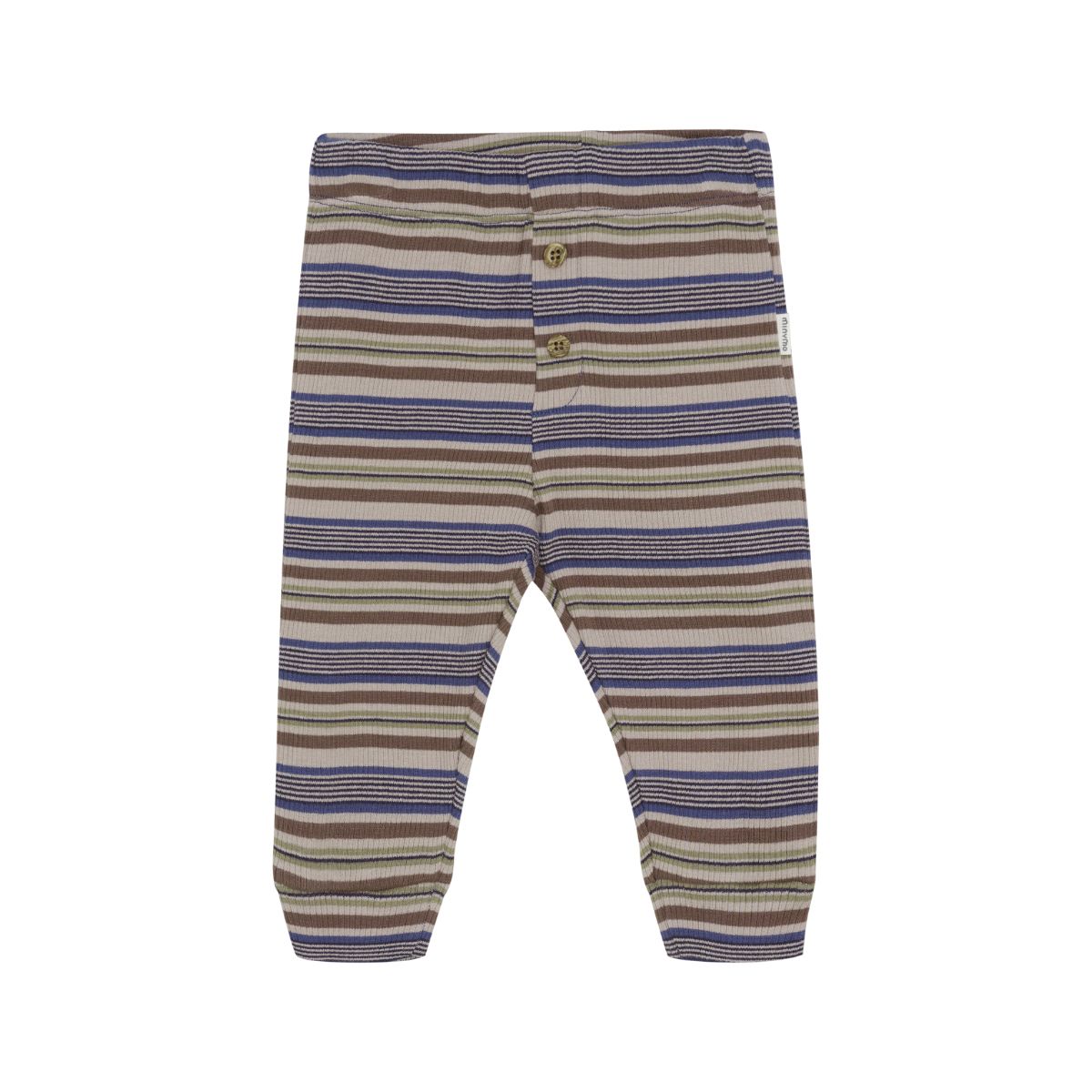 Minymo - Baby Striped Pants Rib - 3M