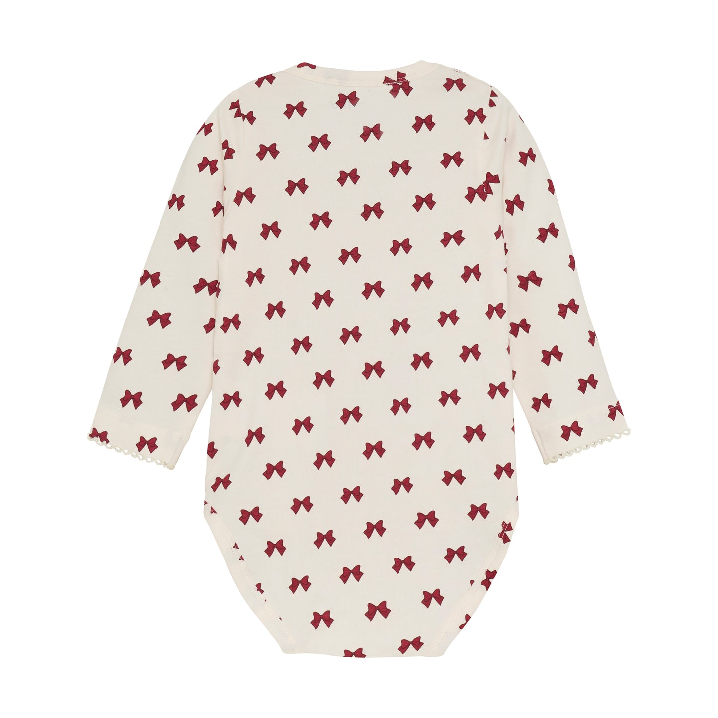 Minymo - Bows on Cream Onesie - 3M