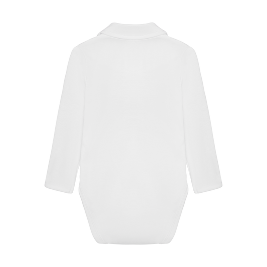 Minymo - Long Sleeve Collared Infant Bodysuit