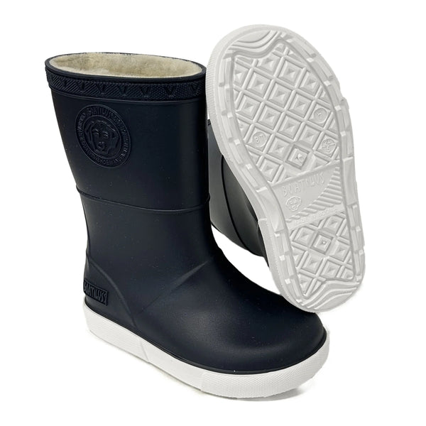 Boatilus Seals Wool Lined Kids Rain Boots