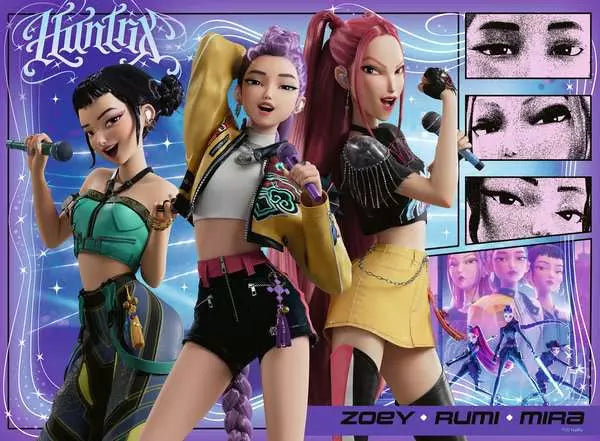 Ravensburger - KPop Demon Hunters 100 pc XXL Puzzle