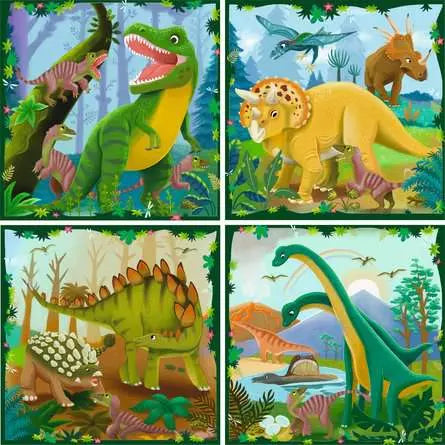 Ravensburger - Puzzle Up: Dinosaurs Puzzle Set