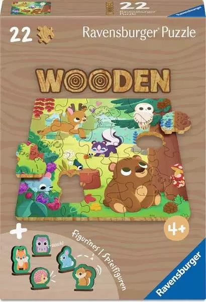 Ravensburger - Wooden Puzzle: Forest Animals 22 pcs