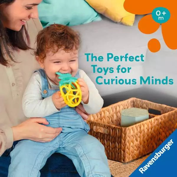 Ravensburger - play+ Rattle Teether: Pineapple
