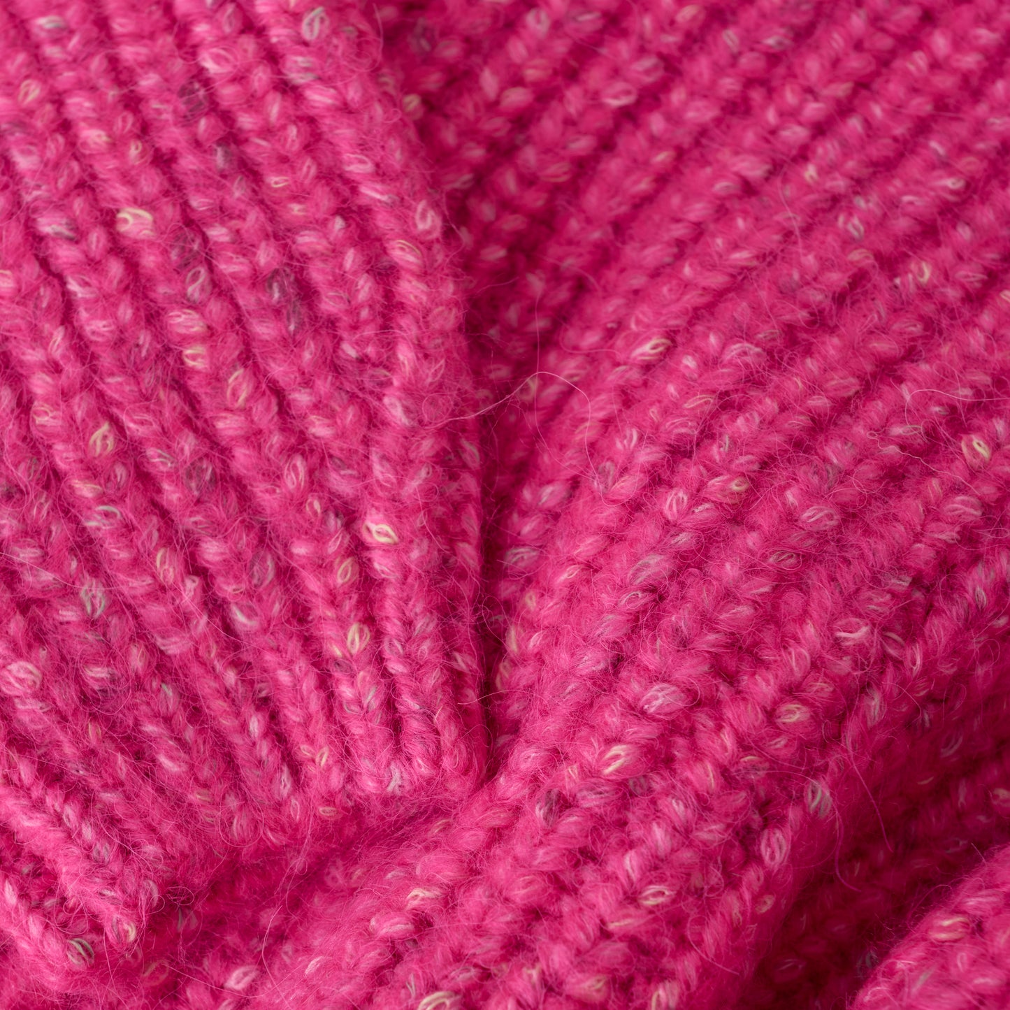 Minymo Fuschia Fedora Knit Pullover Sweater