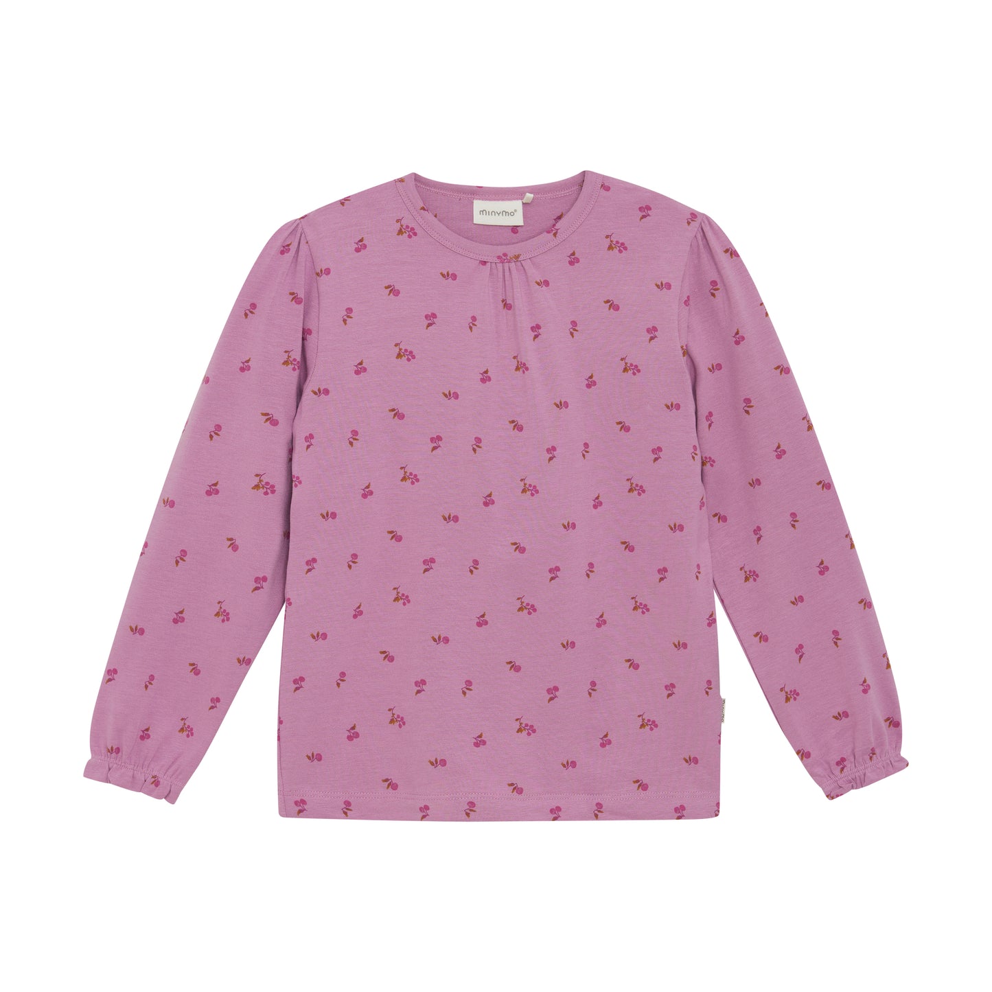 Minymo - Pink All Over Floral Print Long Sleeve T-Shirt - 5 years