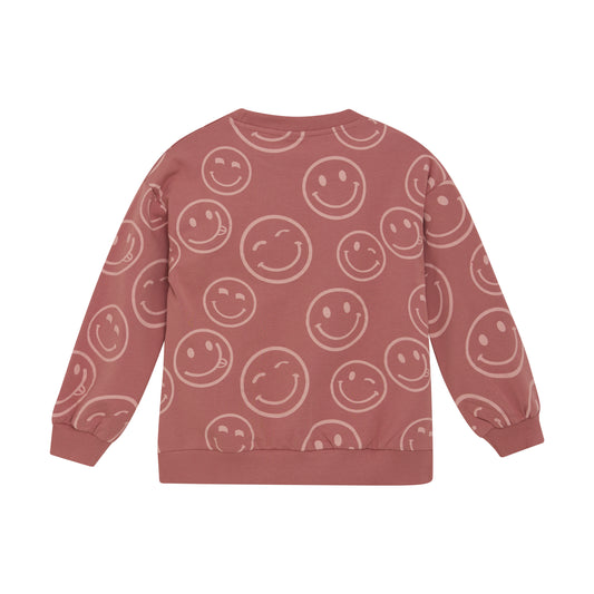 Minymo - Smiley Face Pullover Sweater - 5Y