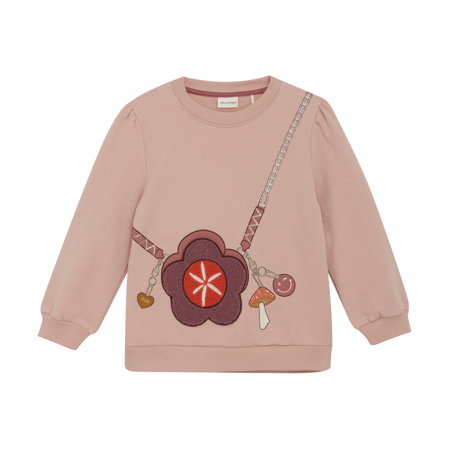 Minymo - Flower Purse Sweatshirt - 5 Years