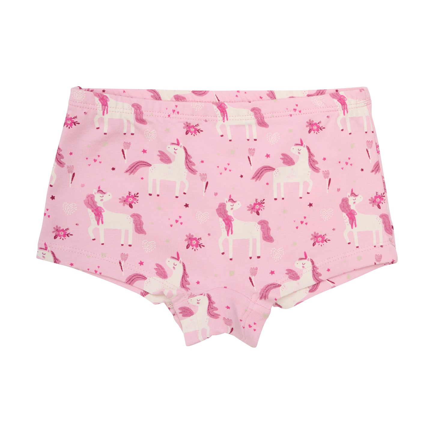 Minymo Girl's Briefs Underwear Pink Unicorn 2 pack