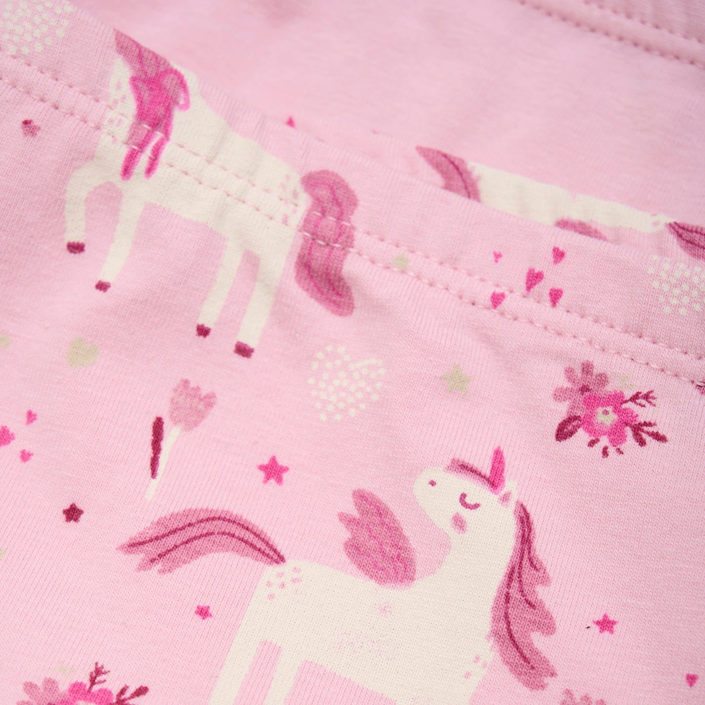 Minymo Girl's Briefs Underwear Pink Unicorn 2 pack