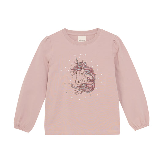 Minymo - Long Sleeve Unicorn Shirt - 5Y