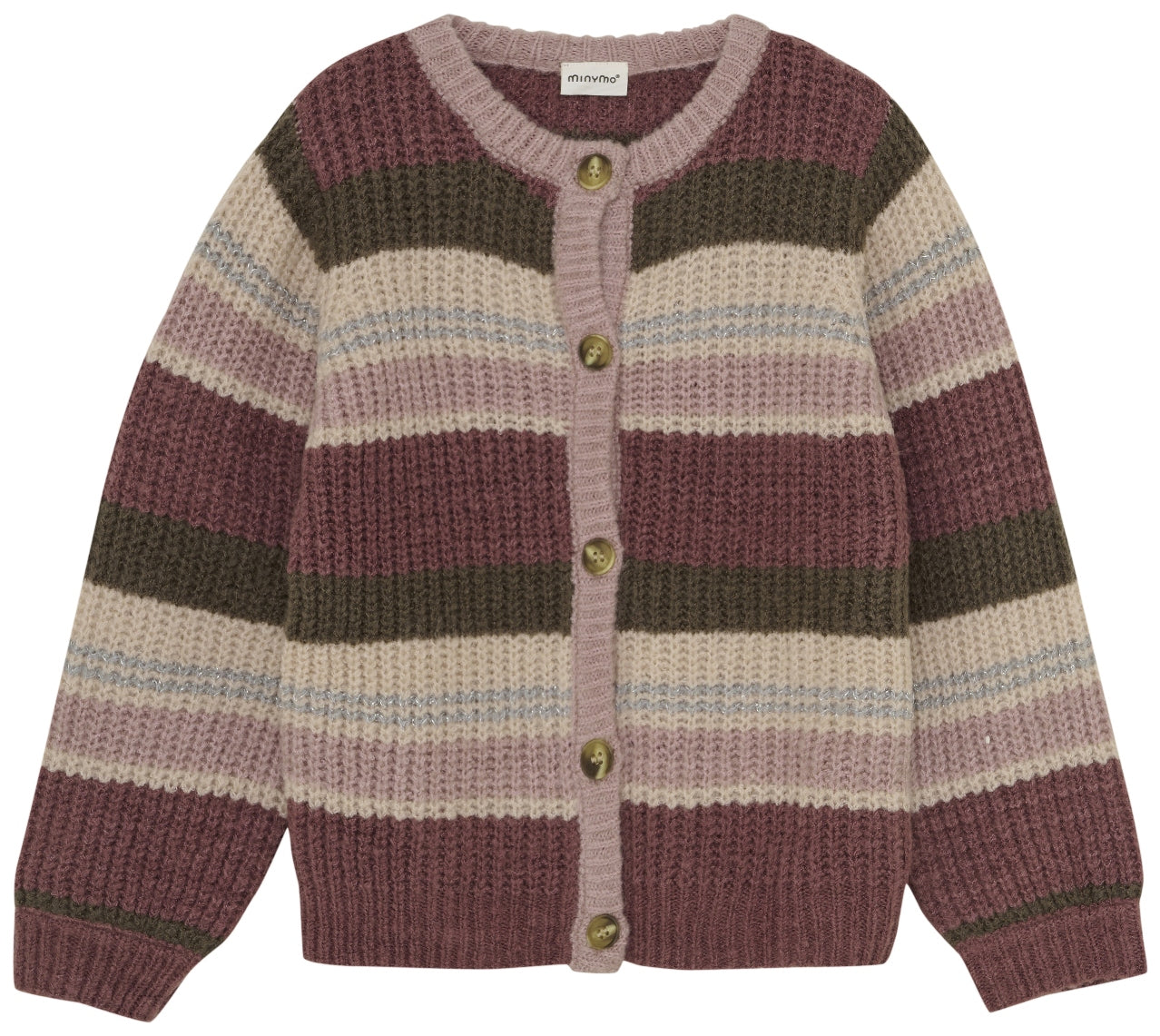 Minymo - Girl Cardigan Knit rose - 5Y