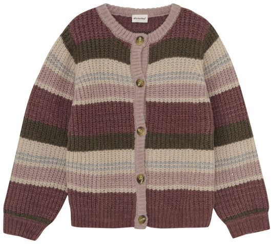 Minymo - Girl Cardigan Knit rose - 5Y