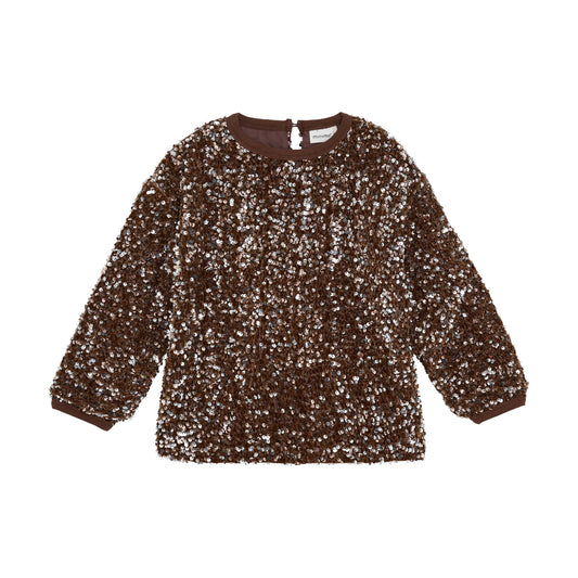 Minymo - Blouse Ls W. Sequins - 5Y