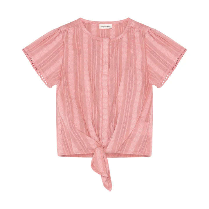 Minymo - Linen Tied T-Shirt