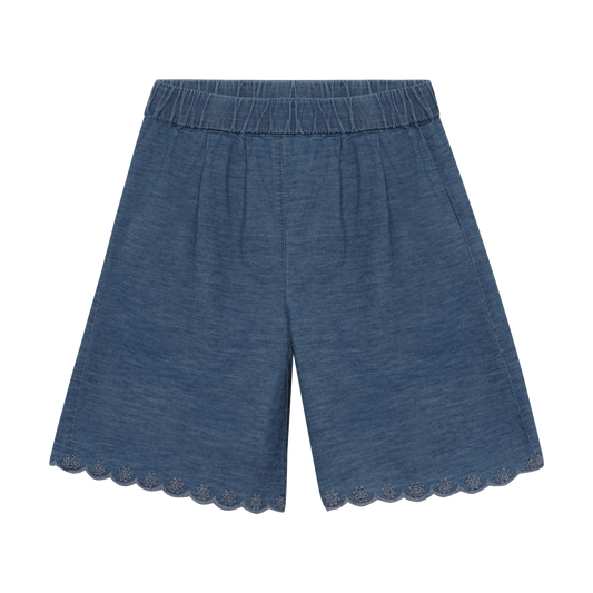 Minymo - Scalloped Denim Shorts