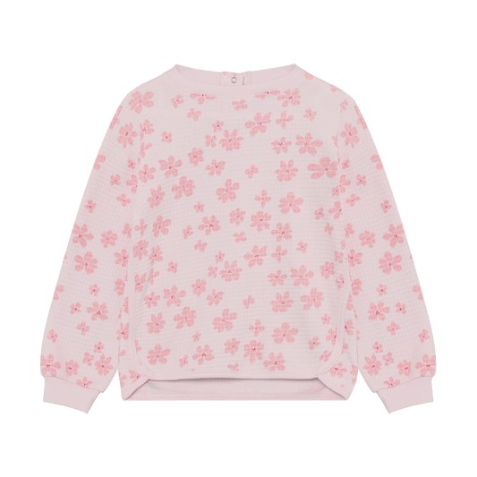 Minymo - Waffle Knit Sweatshirt - 5Y