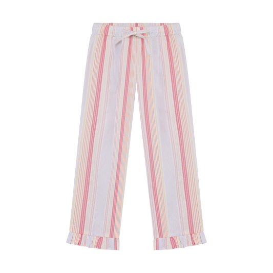 Minymo - Elastic Drawstring Wide Leg Pants