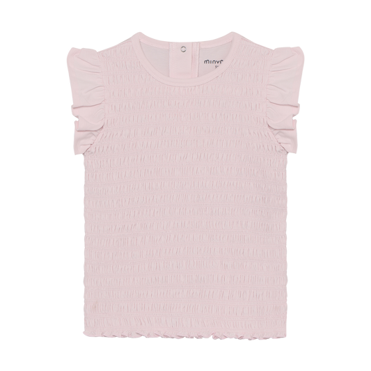 Minymo - Shirred T-Shirt -  5Y