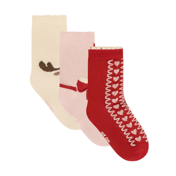 Minymo - Cotton Christmas Socks 3 Pack