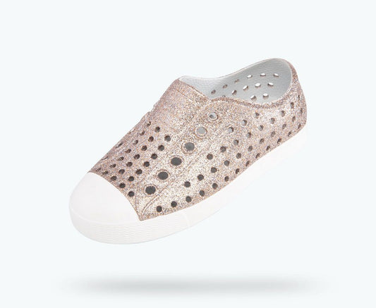 Native Shoes Jefferson Child Bling Metal Bling/Shell White