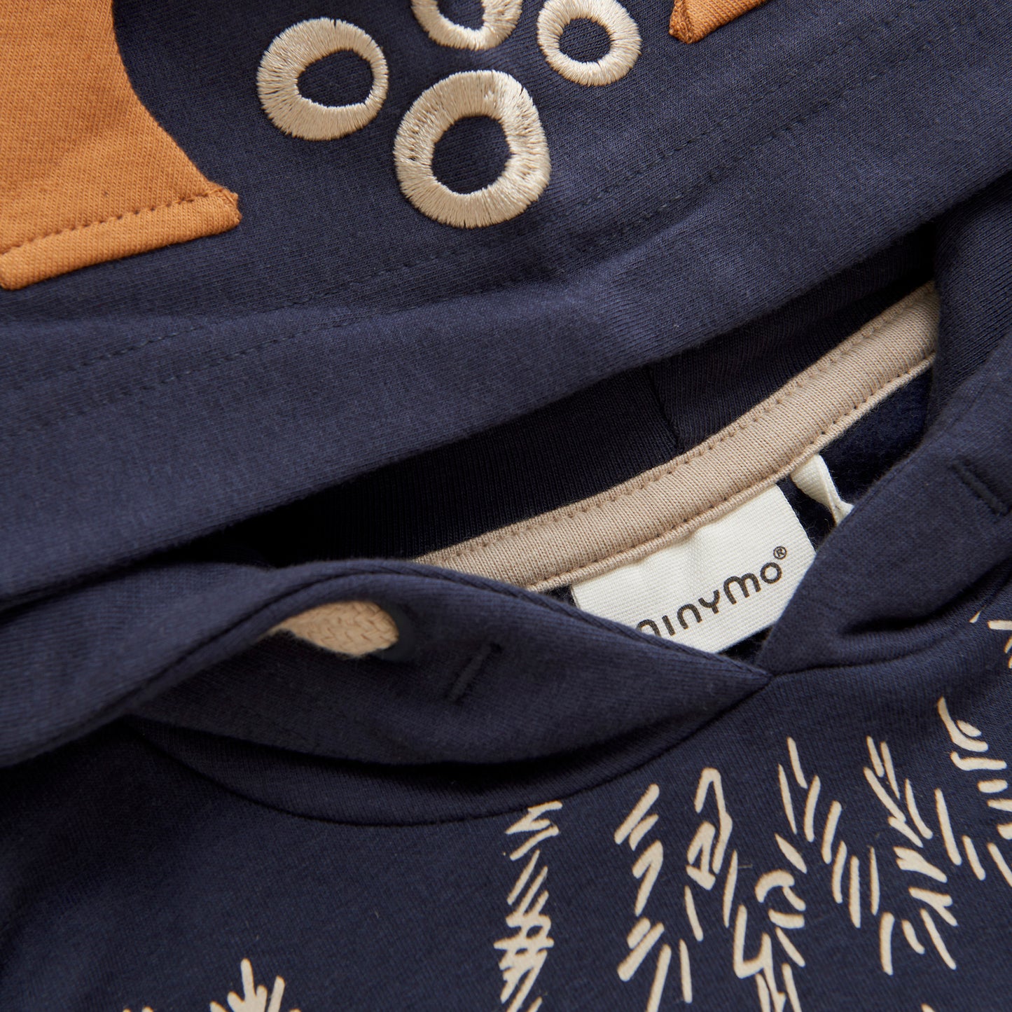 Minymo - Monster Hooded Sweatshirt - 5 years