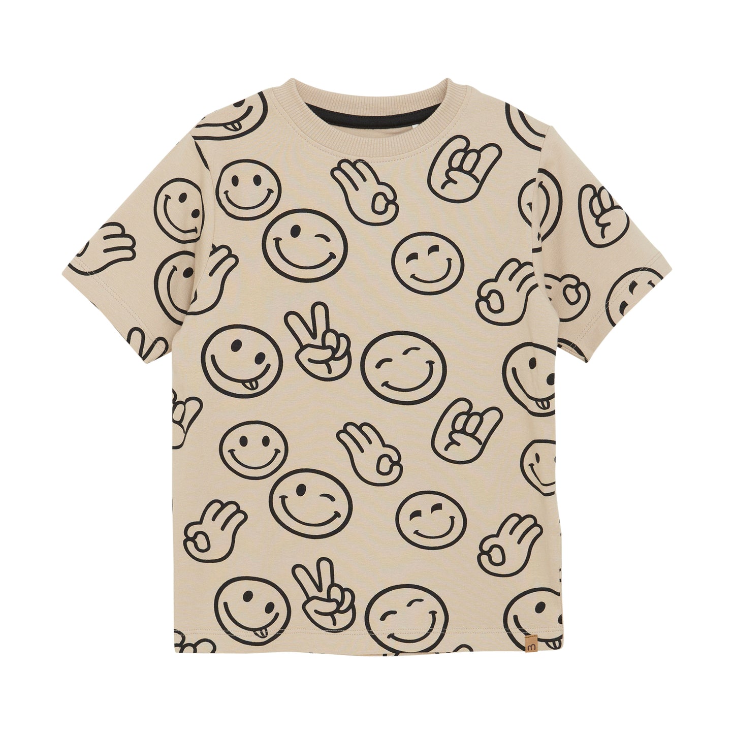 Minymo Emoji Face Printed T-Shirt