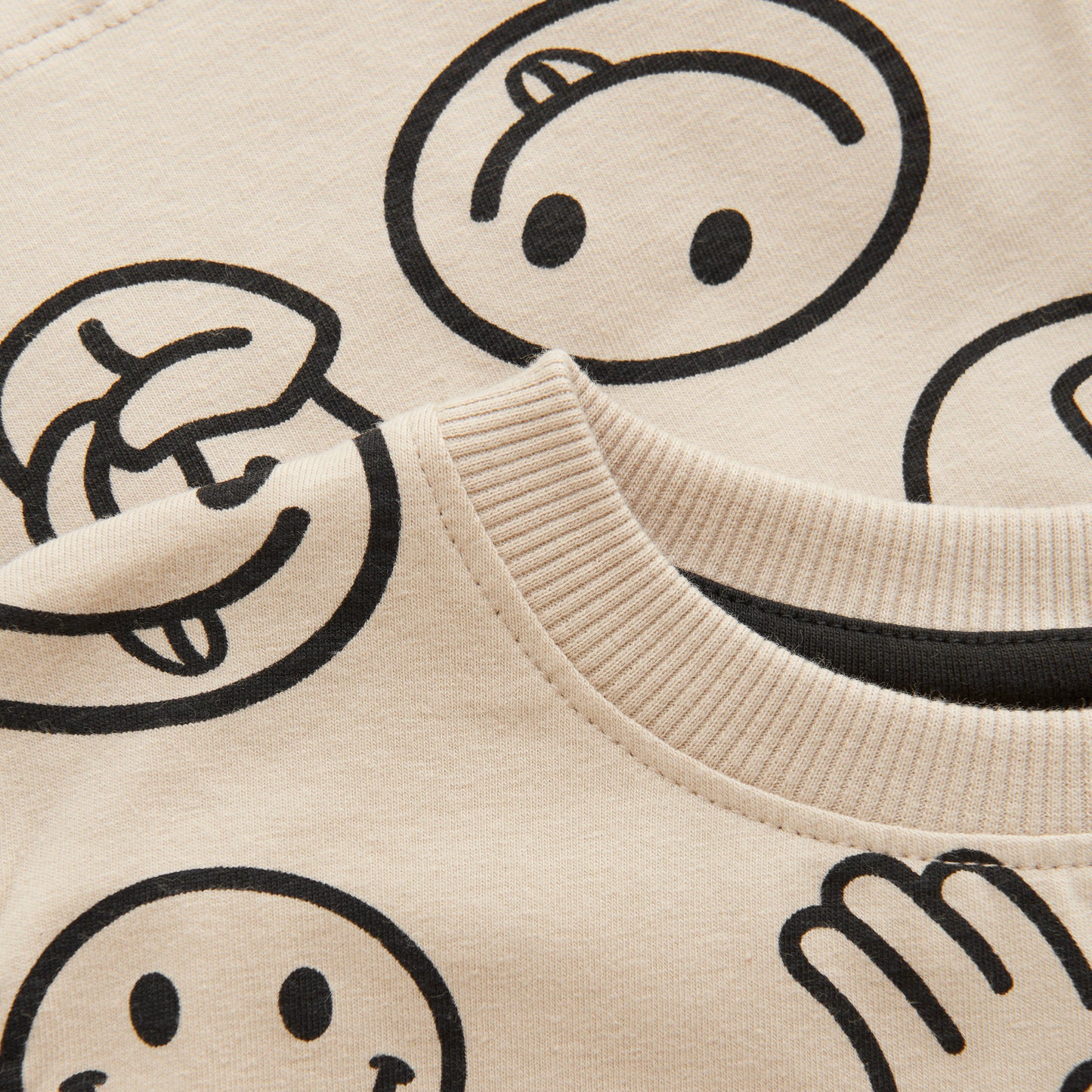 Minymo Emoji Face Printed T-Shirt